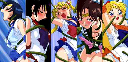 触手,Shokushu,同人CG图,Sailor Moon,美少女戦士,セーラームーン,Красавица-воин,Сейлор Мун,美少女战士