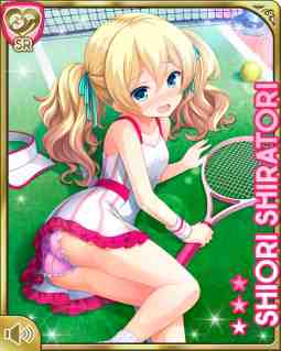 白鳥詩織,Shiori Shiratori,白鸟诗织,Girlfriend Kari,卡片,テニス ウェア,Tennis wear,网球服,Tennis clothes