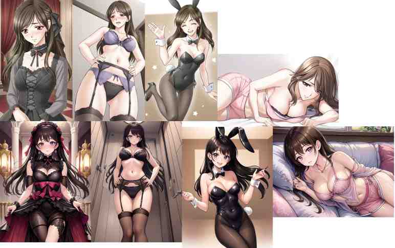 肌着,Lingerie,同人CG图,Bunny Girl,兔女郎