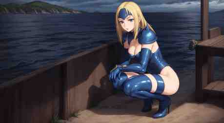 ミズキ,Mizuki,同人CG图,パニッシャー,The Punisher,惩罚者,アーケード,Arcade,街机,カプコン,CAPCOM,くノ一,Kunoichi,女忍