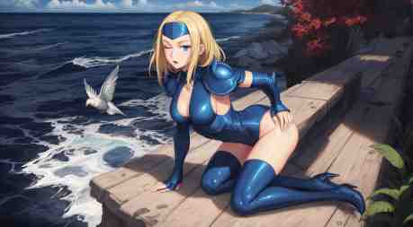 ミズキ,Mizuki,同人CG图,パニッシャー,The Punisher,惩罚者,アーケード,Arcade,街机,カプコン,CAPCOM,くノ一,Kunoichi,女忍