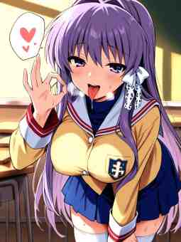 Kyou Fujibayashi,藤林杏,Fujibayashi Kyou,同人CG图,クラナド,CLANNAD,团子大家族,KEY