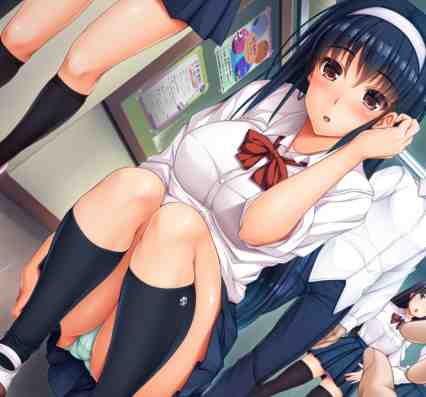 JK制服,女子高生,School Girl,高中女生,学生妹,女学生,同人CG图