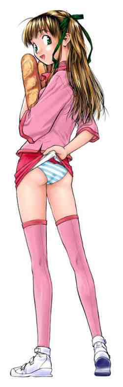 Tsukino Azusagawa,梓川月乃,Azusagawa Tsukino,パンチラ,Panchira,同人CG图,焼きたて!!ジャぱん,日式面包王,Yakitate!! Ja-pan,烘焙王
