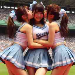 チアガール,Cheer Girl,啦啦队女孩,Cheering,同人CG图