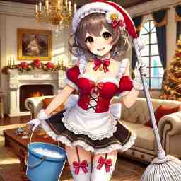 サンタコス,Santa Costume,圣诞装,同人CG图