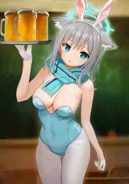 バニーガール,兎女郎,Bunny Girl,兔女郎,同人CG图,ブルーアーカイブ,碧蓝档案,Blue Archive,碧蓝系列