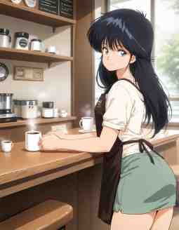 鮎川まどか,Madoka Ayukawa,鲇川圆,Ayukawa Madoka,鲇川丸子,同人CG图,きまぐれオレンジ☆ロード,橙路,Kimagure Orange Road,高田明美