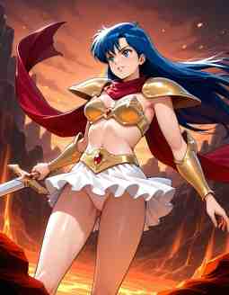 麻生優子,Yuko Aso,麻生优子,Aso Yuko,同人CG图,夢幻戦士ヴァリス,Mugen Senshi Valis,梦幻战士,SEGA